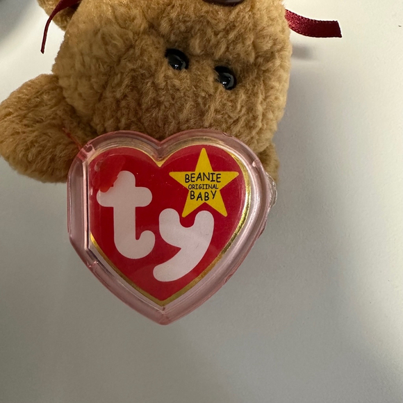 Ty Beanie Baby Curly Brown Bear 6 inch 
1993 vintage NWMT NEW - Picture 7 of 15